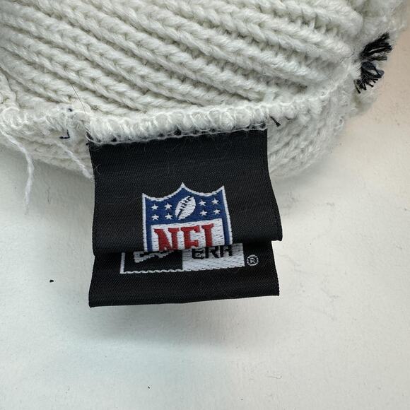 New England Patriots Hat Beanie Mens Navy NFL Football Pom Cuffed New Era - Picture 3 of 7